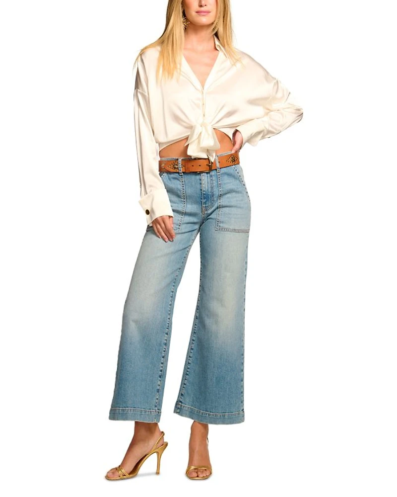 Clifford Cropped Jeans Light Wash