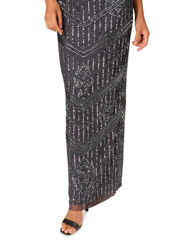 Beaded Evening Gown