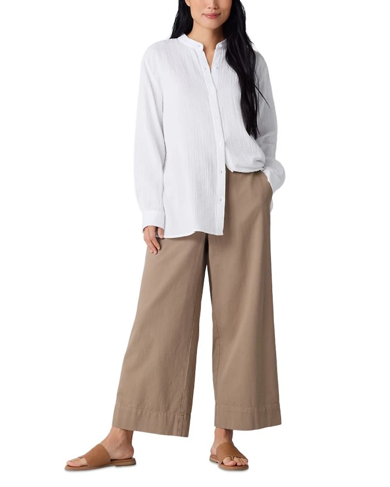 Wide Leg Ankle Pants