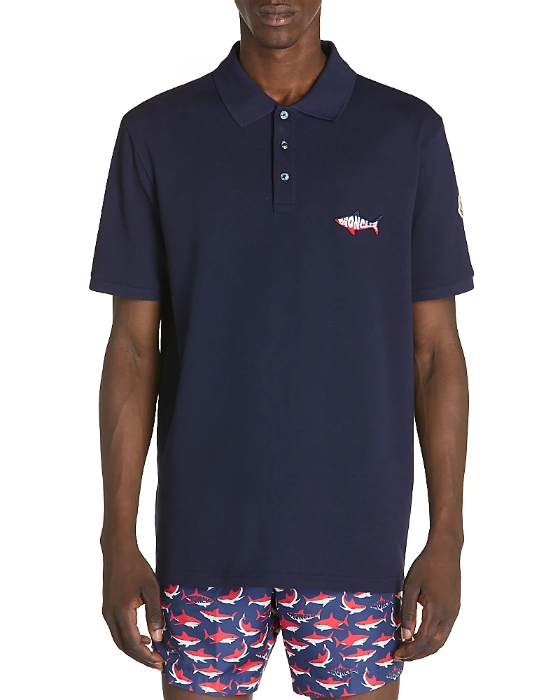 Moncler Short Sleeve Polo Shirt