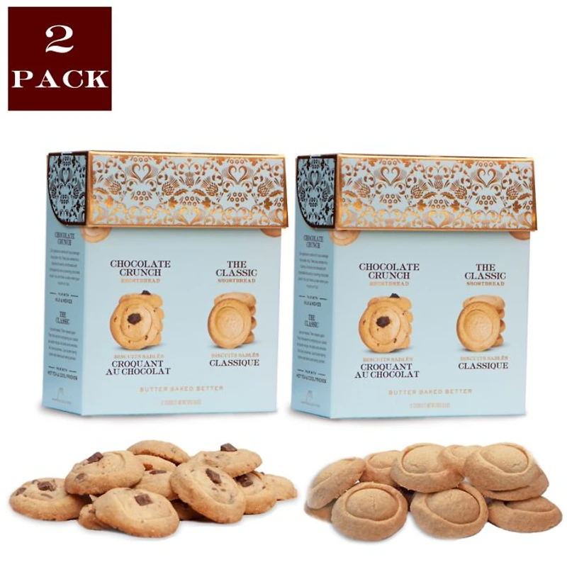 Classic and Chocolate Crunch Cookies, 2 Pack