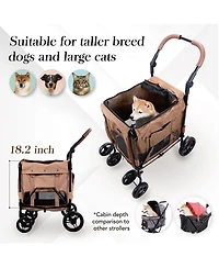 Pet Stroller for Large Dogs, Medium Dogs, Cats