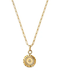Bloomingdale's Fine Collection Diamond Circle Pendant Necklace