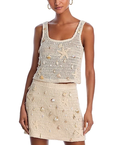 The White Lotus x Aqua Crochet Treasure Tank - Exclusive