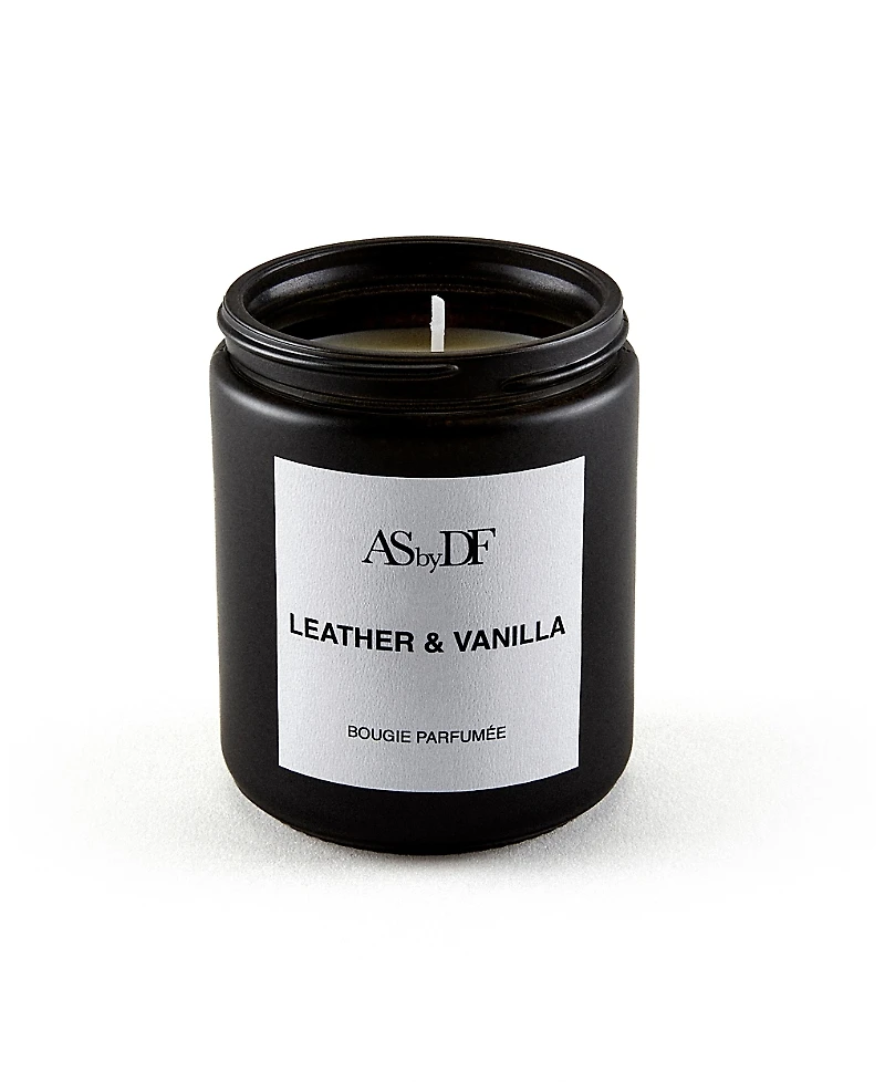 As by Df Leather & Vanilla Candle