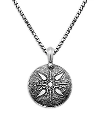 Men's Petrvs® Lion Amulet in Sterling Silver, 35mm
