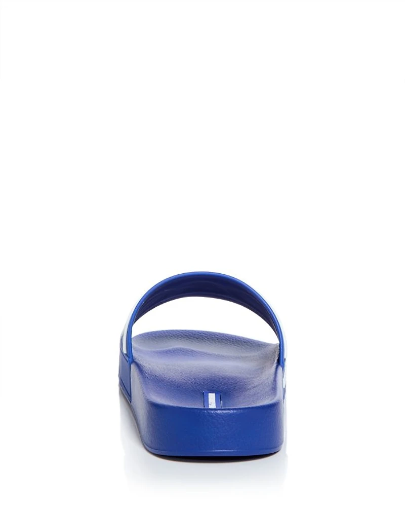 Men's Saint Barth Logo Slip On Pool Sandals