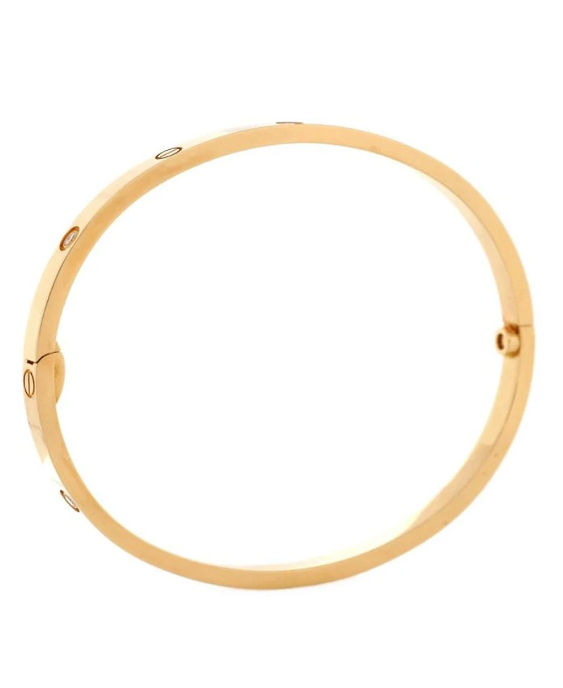 Love 6 Diamond Bracelet 18K Gold and Diamonds