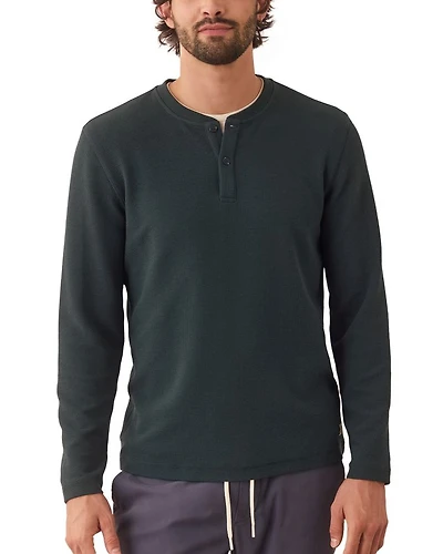 Sport Waffle Knit Henley