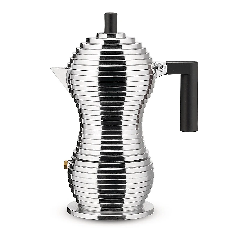 Alessi Pulcina Cast Aluminum 3 Cup Espresso Maker