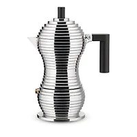 Alessi Pulcina Cast Aluminum 3 Cup Espresso Maker