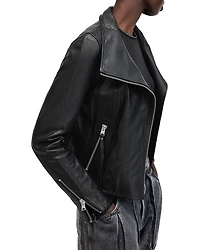 Ellis Leather Biker Jacket