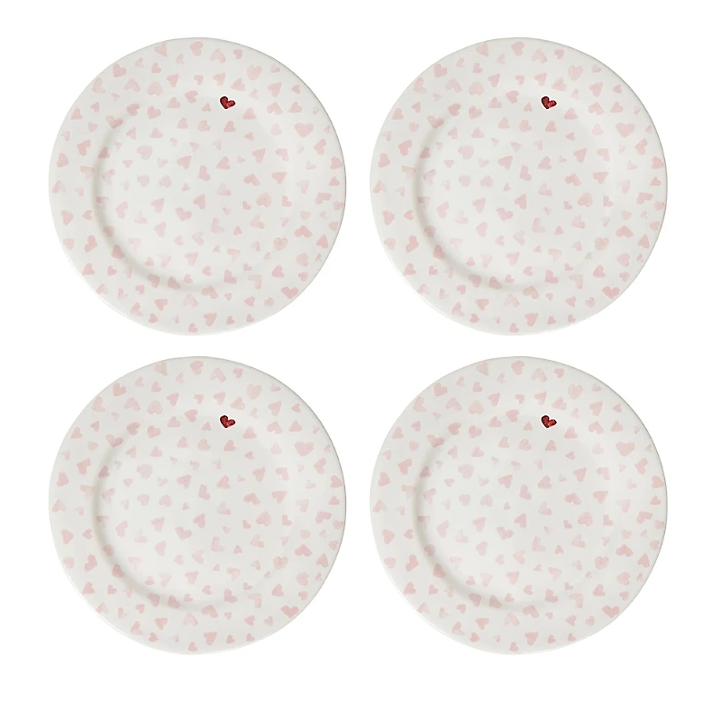 Juliska Love You More Dessert/Salad Plate, Set of 4