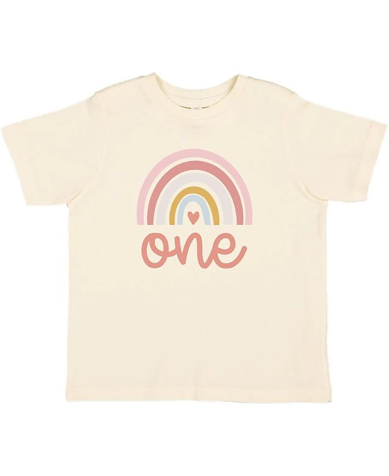 Sweet Wink Girls' One Boho Rainbow Short Sleeve T-Shirt - Baby
