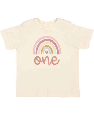 Sweet Wink Girls' One Boho Rainbow Short Sleeve T-Shirt - Baby