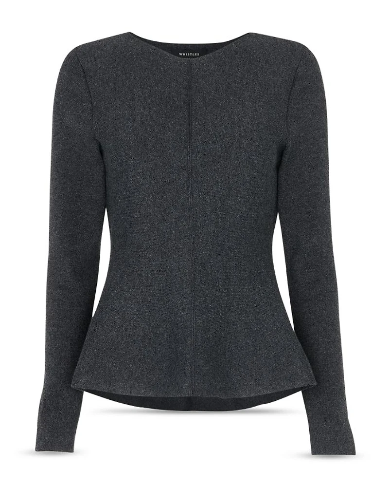 Peplum Knit Top