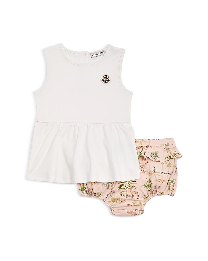 Moncler Girls' Dress & Bloomers Set - Baby, Little Kid