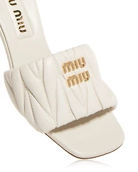 Women's Quilted Slide Sandals