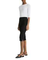 Slim Fit Capri Pants