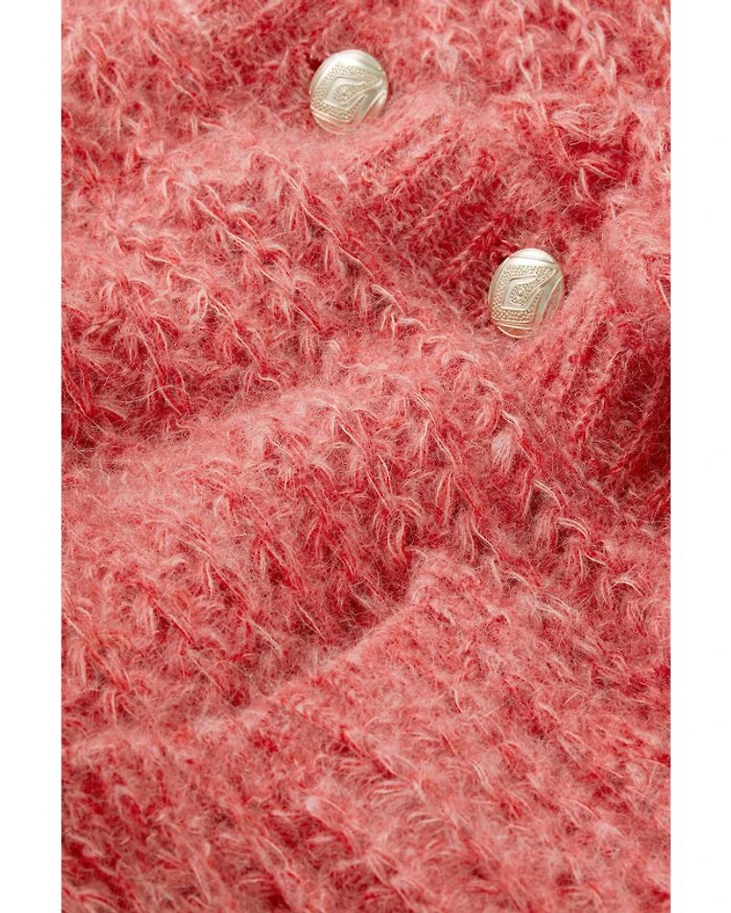 Bosic Round Neck Cardigan Sweater