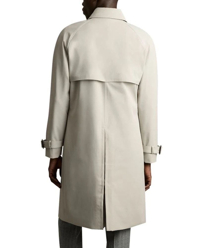 Scramble Nylon Blend Long Topcoat