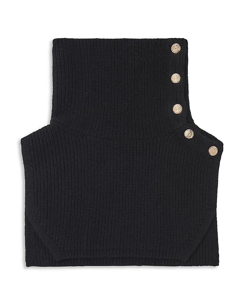 Maje Wool & Cashmere Collar Wrap