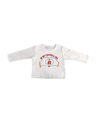 Prince Peter Girls' Football Era Long Sleeved Cropped Graphic Tee - Big Kid
