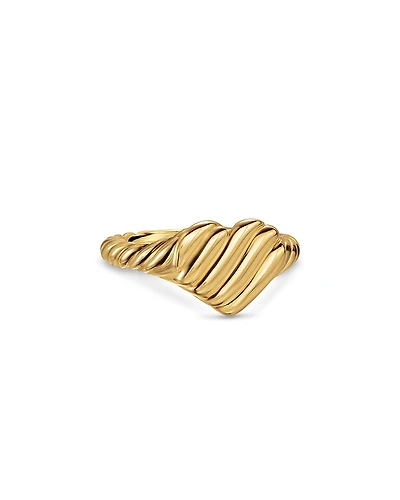 David Yurman Sculpted Cable Heart Pinky Ring