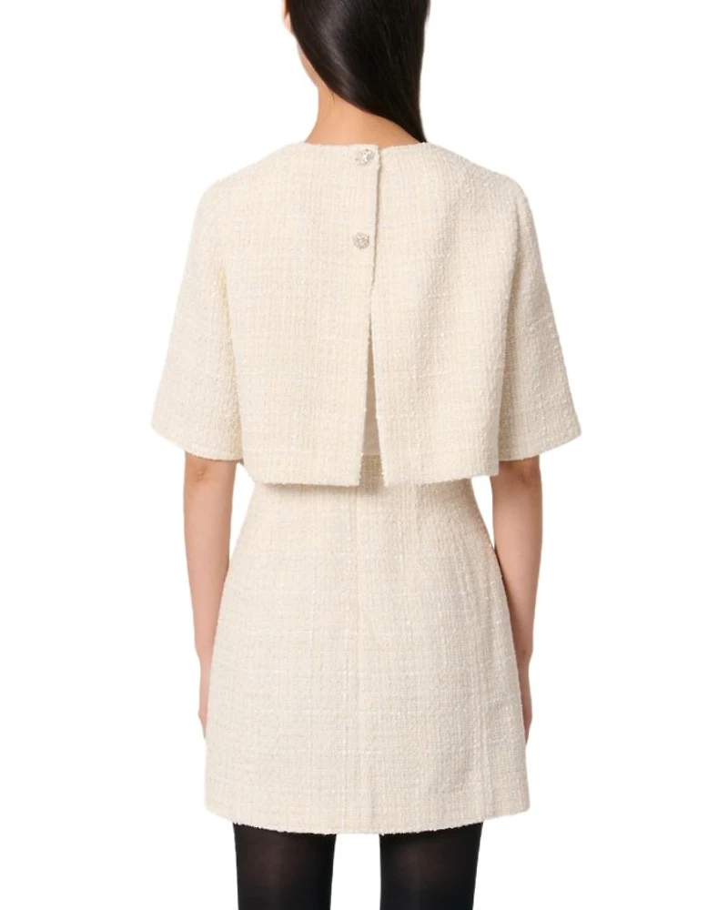 Tweed 2-in-1 Short Dress