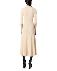 Sequin Embellished Knit Midi Dress