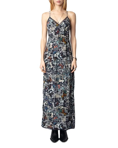 Ramelil Soft Butterfly Print Dress