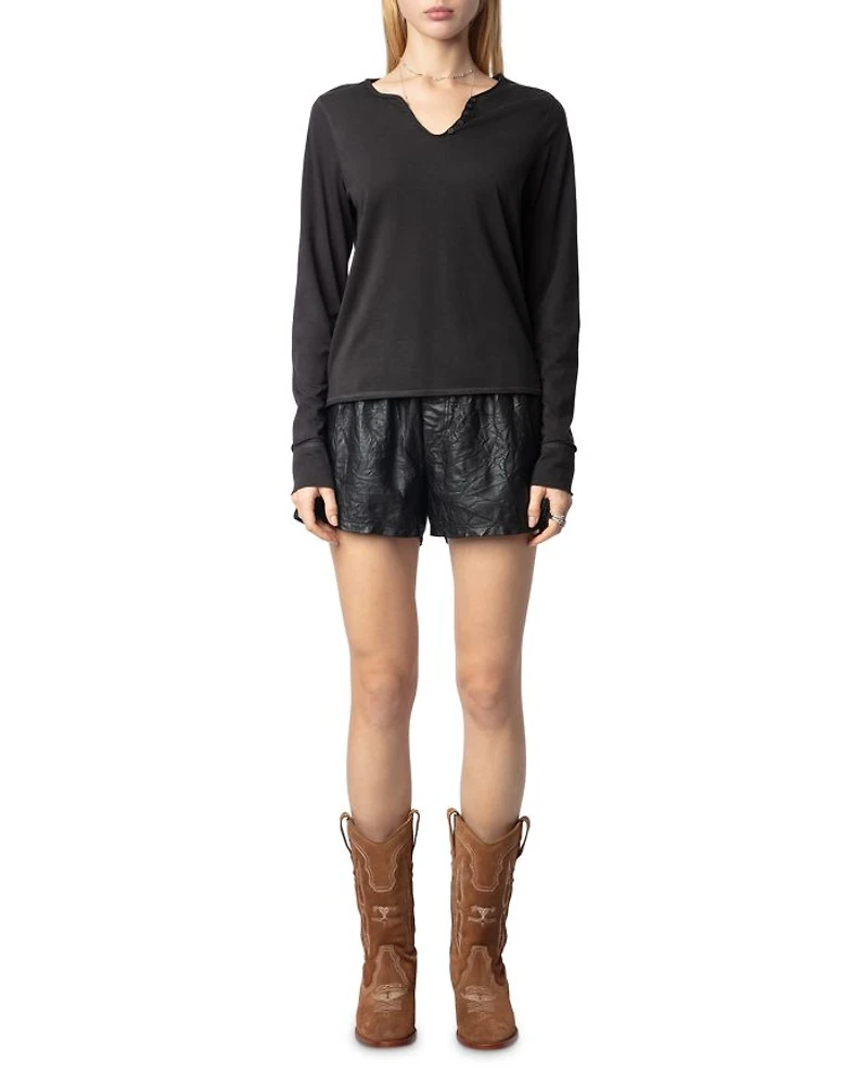 Tunisian Long Sleeve Tee