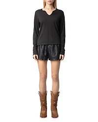 Tunisian Long Sleeve Tee