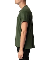 Monasti Cotton Rock 'N' Roll Graphic Henley