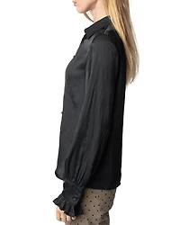 Thely Satin Blouse