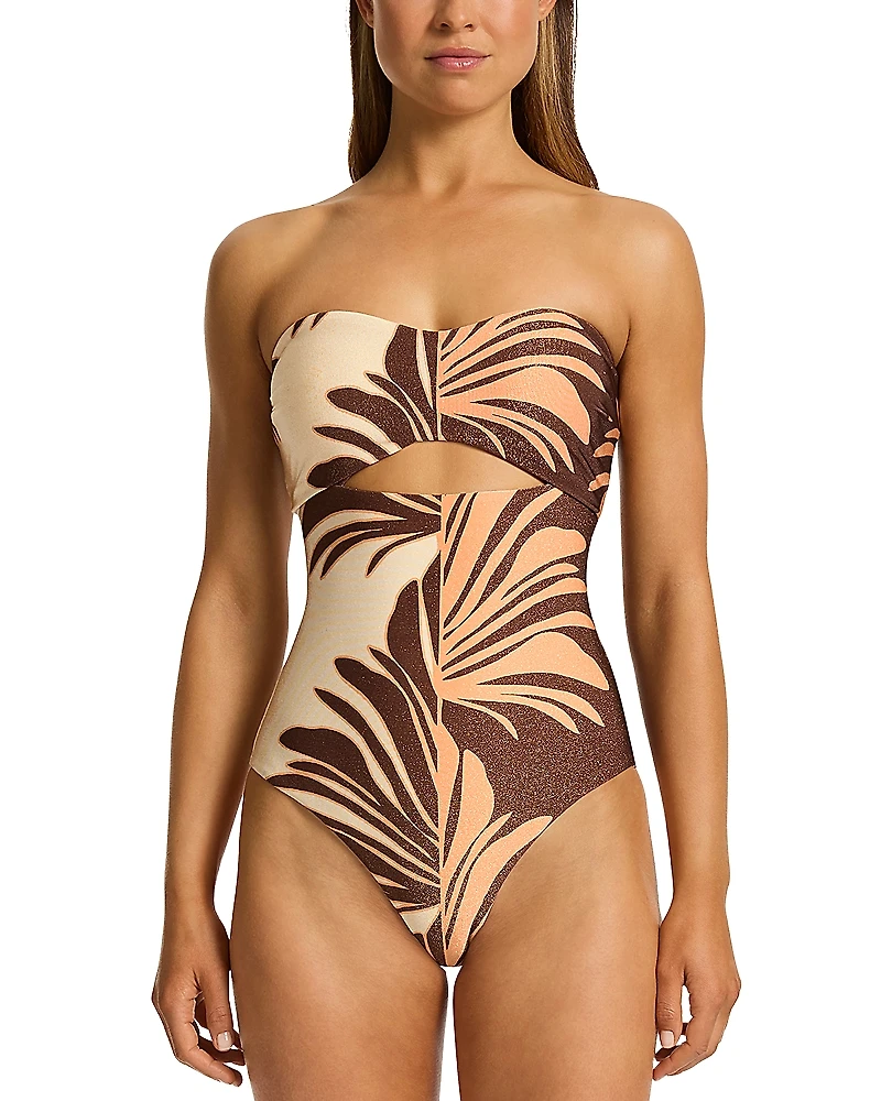 Jets Cutout One Piece Swimsuit