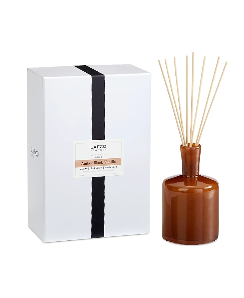 Lafco Amber Black Vanilla Signature Reed Diffuser, 15 oz.