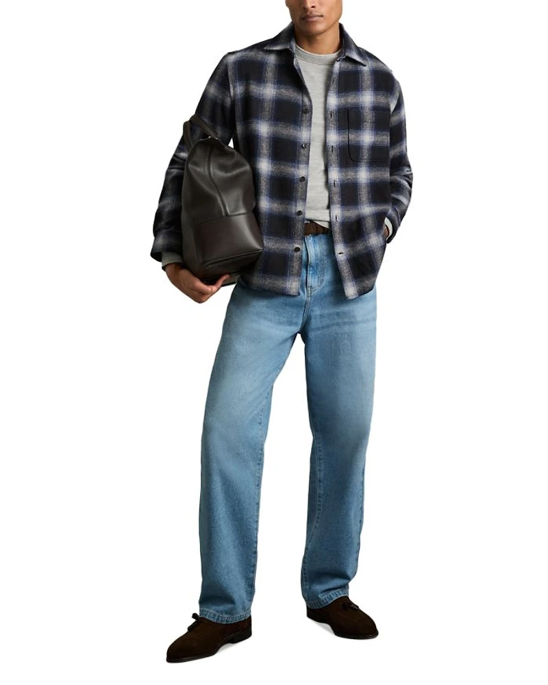 Crosby Check Pocket Long Sleeve Overshirt