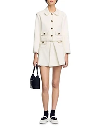 Short Box Pleated Skirt