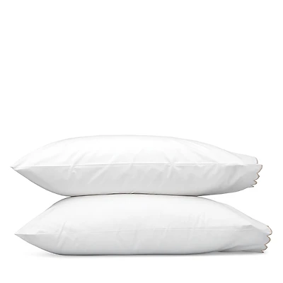 Matouk Dakota Percale Standard Pillowcase