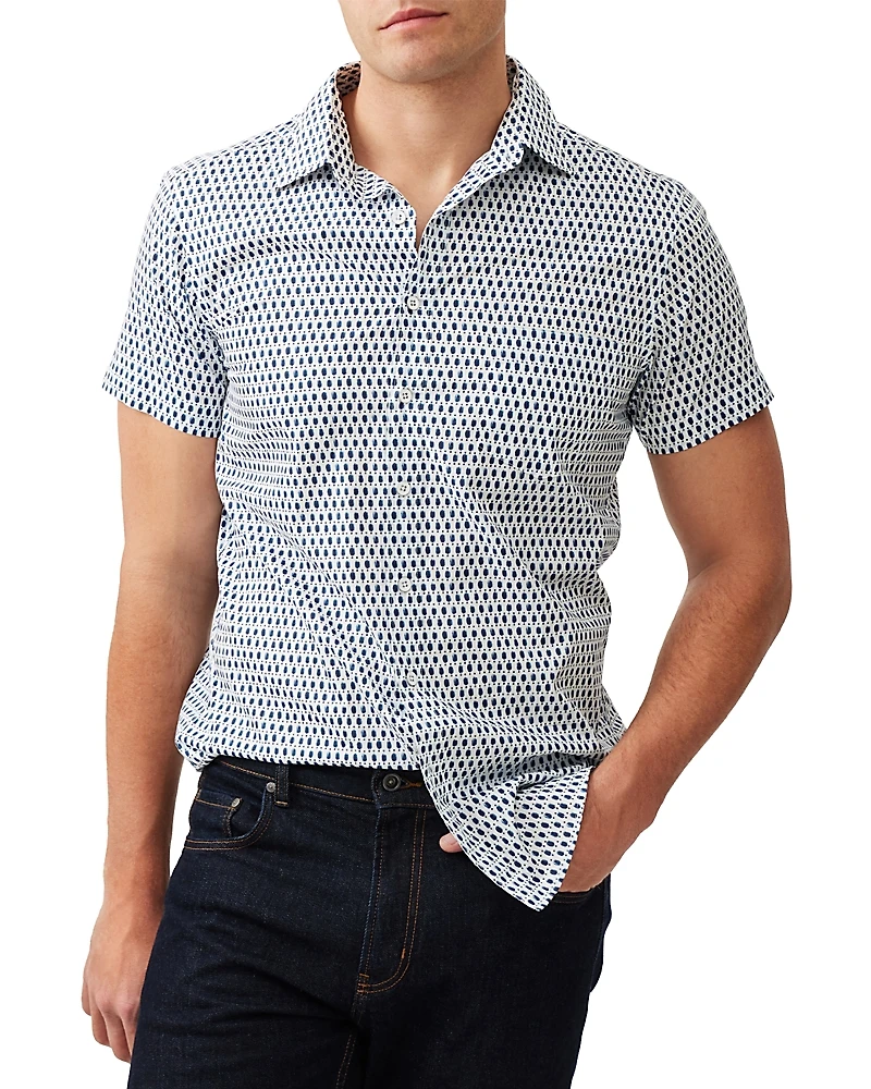 Rodd & Gunn Byron Slim Fit Short Sleeve Shirt