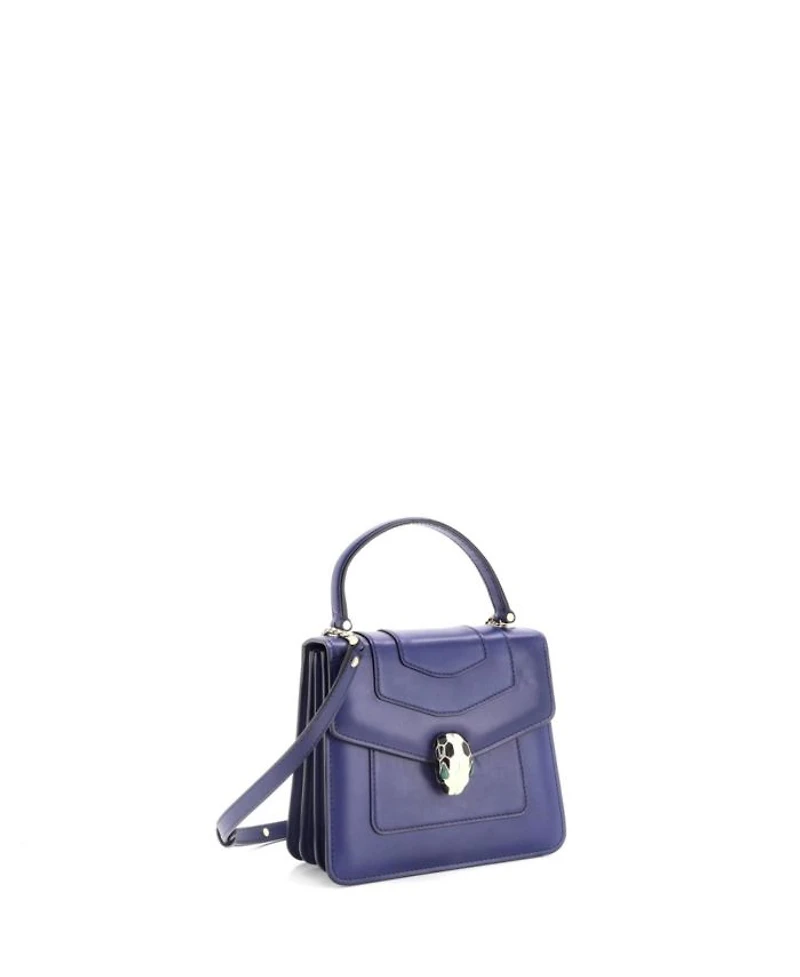 Serpenti Forever Top Handle Bag Leather