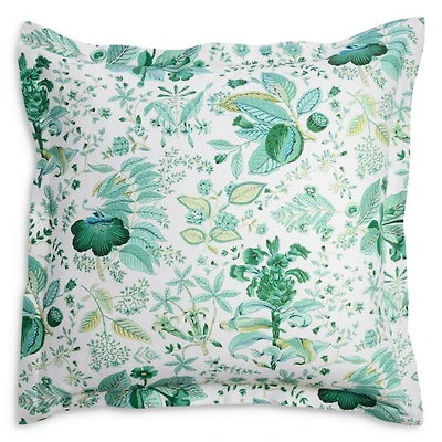Pomegranate Linen Euro Sham - Exclusive