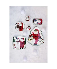 Old St. Nick Handled Square Platter