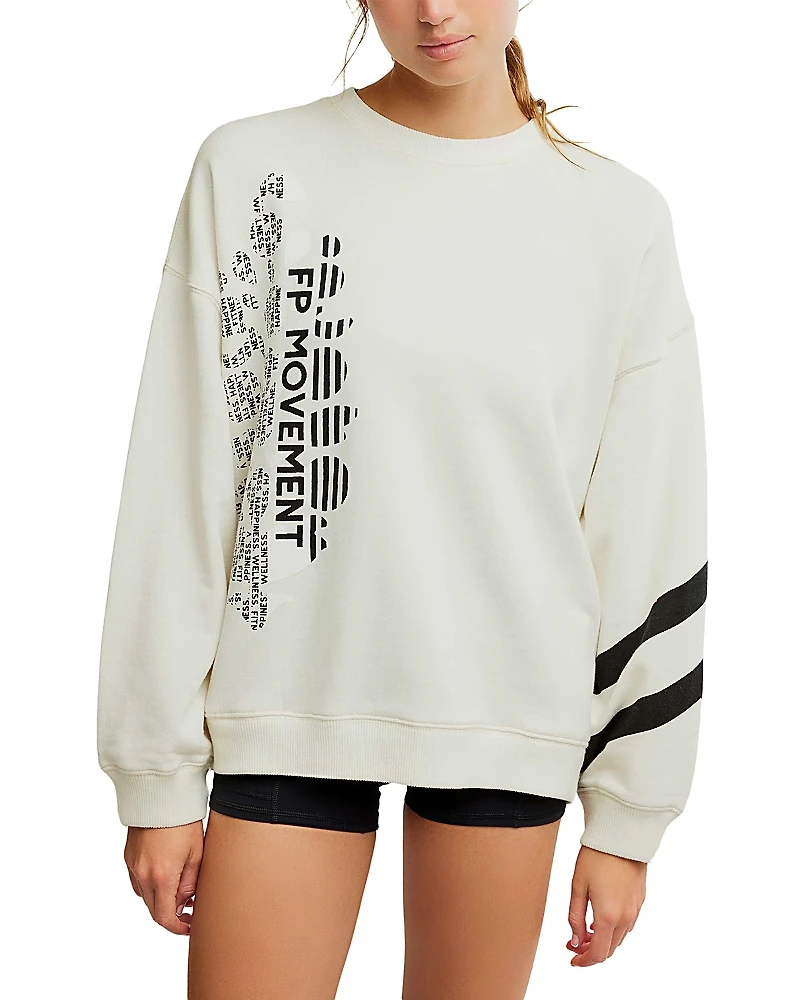 Free People All Star Logo Pullover Sweatshirt