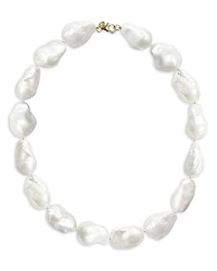 Bloomingdale's Fine Collection 14K Yellow Gold Baroque Pearl Necklace, 15.5