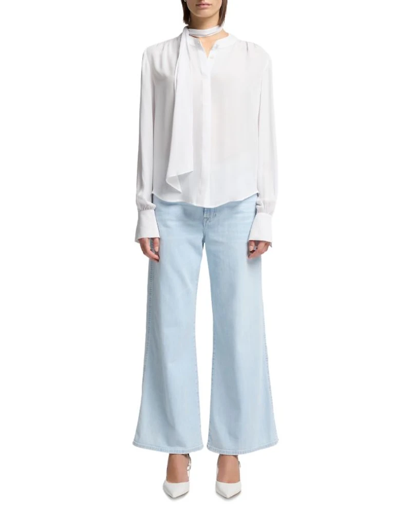 Lotta High Rise Wide Leg Jeans Malibu Sky