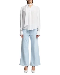 Lotta High Rise Wide Leg Jeans Malibu Sky