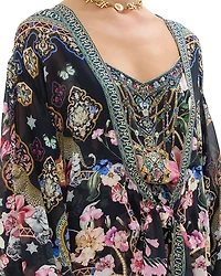 Silk Swim Cover-Up Kaftan