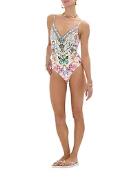 Wired V Neck One Piece Swimsuit Monserrate Magic